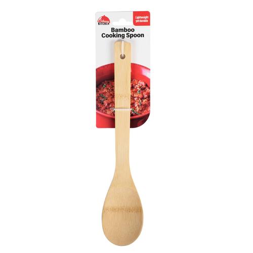 Cooking Spoon Bamboo - $1.40 EA / CTN QTY: 12