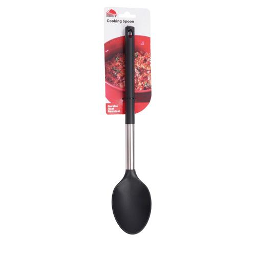 Nylon SS Cooking Spoon - $1.50 EA / CTN QTY: 12