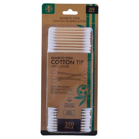 Cotton Tip Applicator With Bamboo stem 350PK - $1.65 EA / CTN QTY: 12