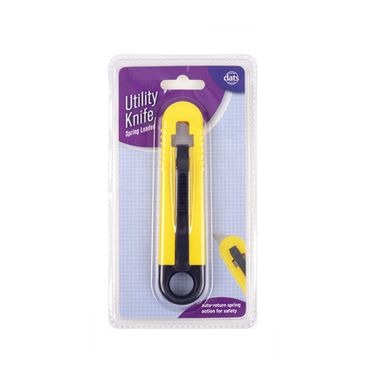 Retractable Knife Spring Box Cutter - $1.50 EA / CTN QTY: 12