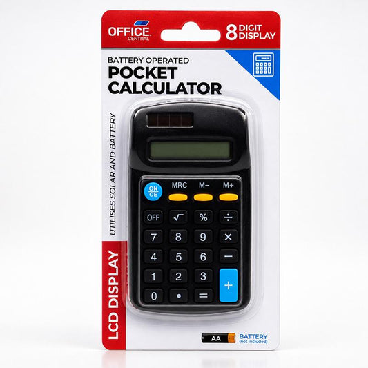 Calculator Pocket Size w/ LCD Display Battery Operated : $1.50 EA / CTN QTY: 12