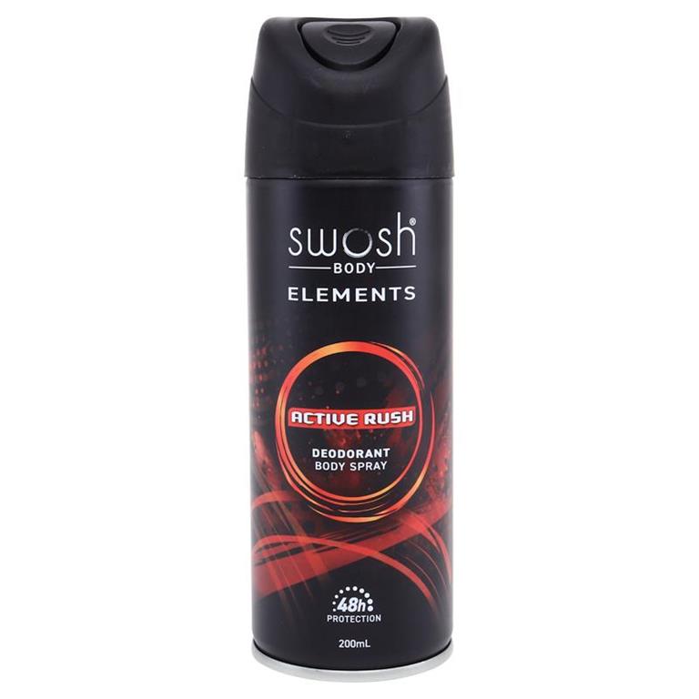 Body Deodorant Spray 200ml Active Rush - $2.50 EA / CTN QTY: 12