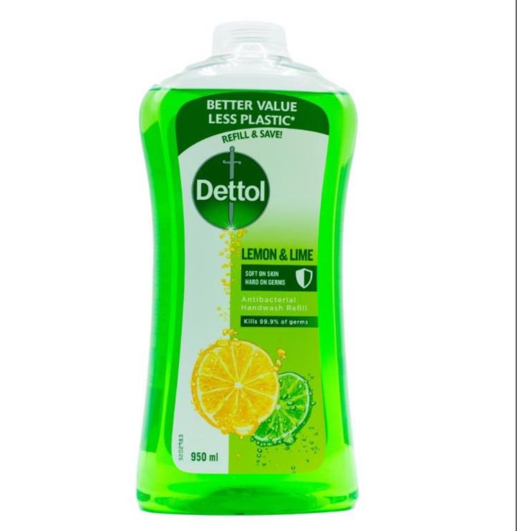Dettol 950ml Handwash Refill Lemon Lime - $3.99 EA / CTN QTY: 6