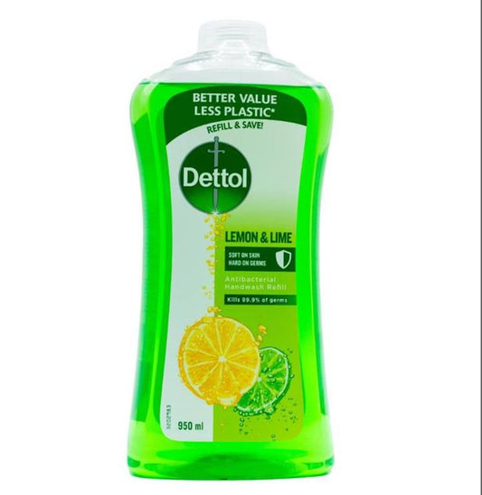 Dettol 950ml Handwash Refill Lemon Lime - $3.99 EA / CTN QTY: 6
