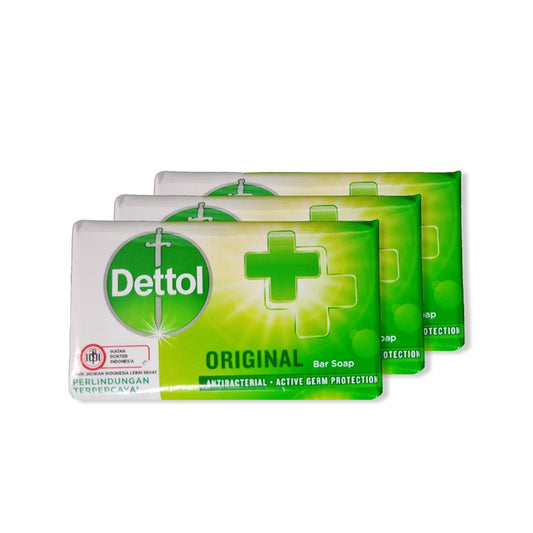 DETTOL SOAP ORIGINAL 3PK X 60G - $2.50 CTN 6