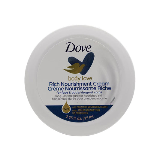 Dove Cream for Face and Body 75ml - $2.50 EA / CTN QTY: 12