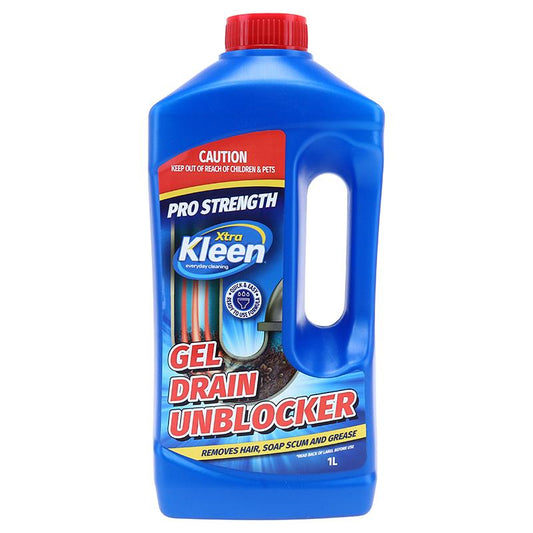 Drain Unblocker Gel 1L - $4.99 EA / CTN QTY: 8