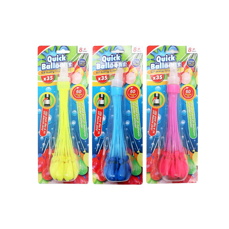 Quick Balloons Self Sealing Water Balloons - $2.49 EA / CTN QTY: 12