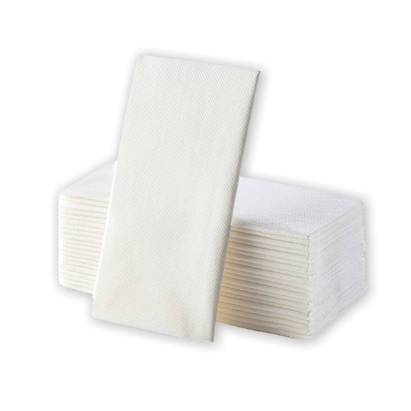GT Fold Quilted 2 Ply Dinner White Napkin 1/8 GT Fold 100PK - $2.60 EA / CTN QTY: 10