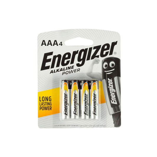 Energizer Alkaline AAA 4PK - $3.10 EA / CTN QTY: 12