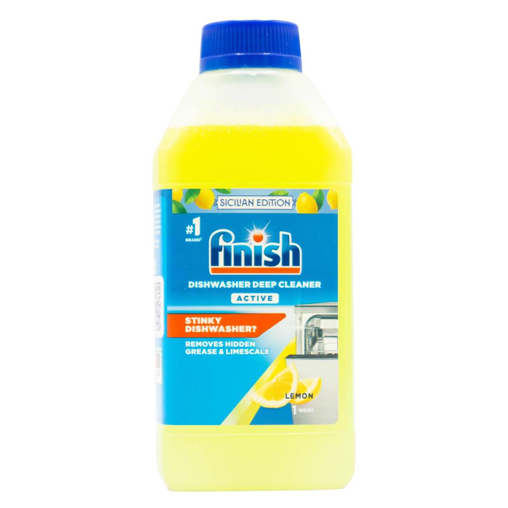 Finish Dishwasher Cleaner Active Lemon 250ml - $4.70 EA / CTN QTY: 4