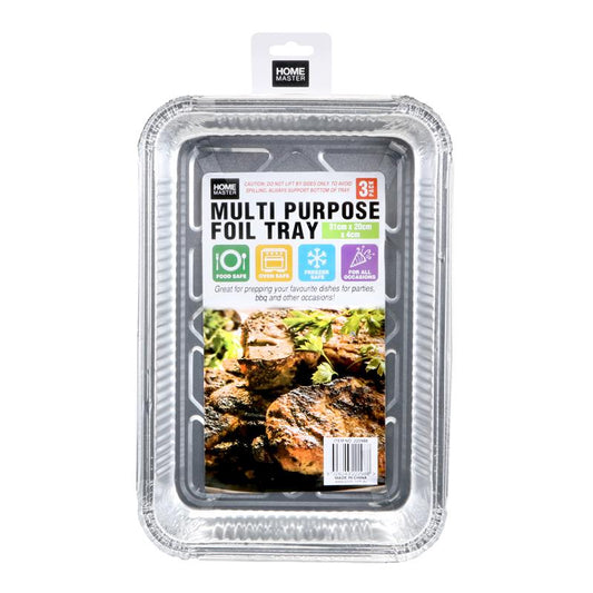 Foil Tray 30x20x4.5cm 3PK - $1.99 EA / CTN QTY: 12