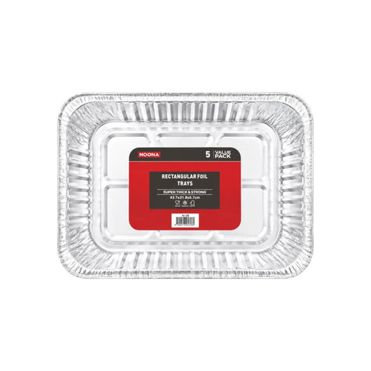 Large Foil Roaster Tray 43x31x8cm 5PK - $4.99 EA / CTN QTY: 10