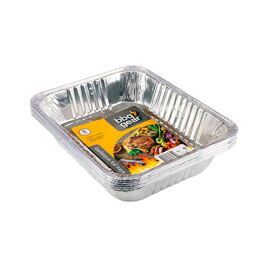 Foil Tray Large 26x32.5x5.6cm 6PK - $5.00 EA / CTN QTY: 12
