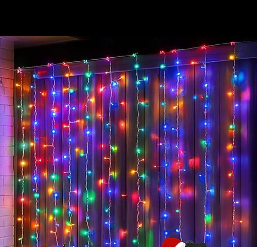 Fairy Light  LED Curtain Multicolour 1.8x1.8m - $17.99 EA / CTN QTY: 12 - CODE 649