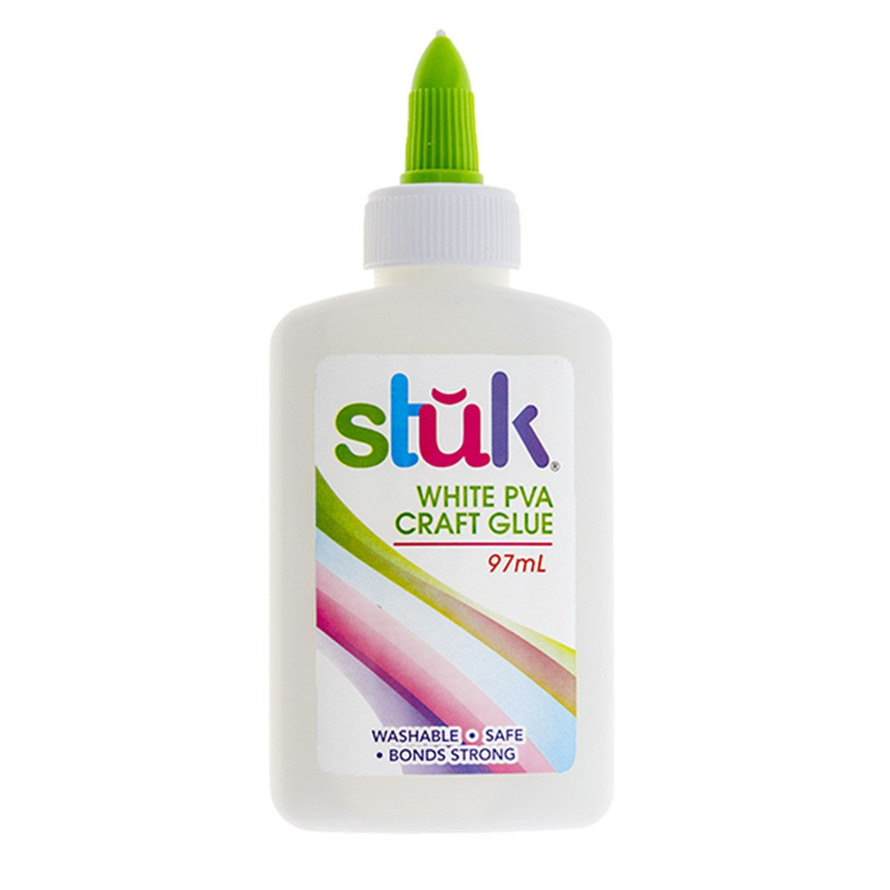 GLUE CRAFT PVA WHITE 97ML - $1.20 CTN 6