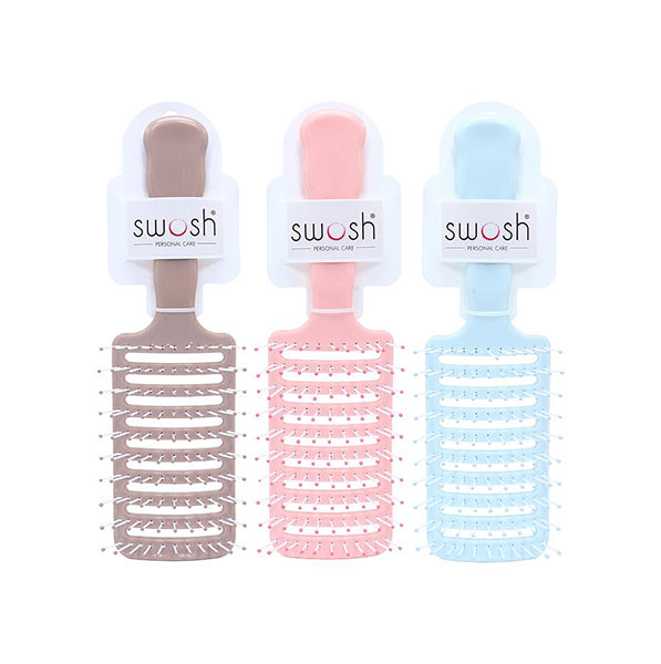 Hair Brush Detangling w/ ASSTD Colours - $1.99 EA / CTN QTY: 12