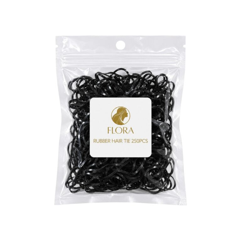 Hair Elastic Ties 250pk Black - $0.99 EA / CTN QTY: 12
