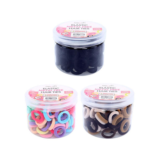 Hair Ties  ASSDT COL 100pk  - $1.20 EA / CTN QTY: 12
