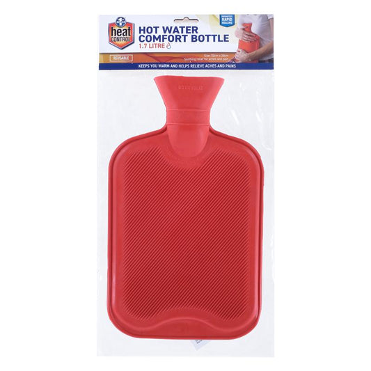 Hot Water Bottle 1.7L 32CM X 20CM - $4.99 EA / CTN QTY: 6