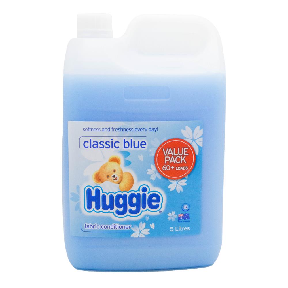 Huggie Fabric Conditioner Classic Blue 5L - $8.99 EA / CTN QTY: 2