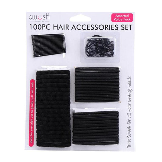 Hair Accessories Set 100PCS - $1.99 EA / CT QTY: 12