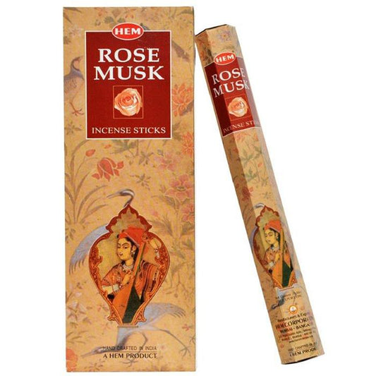 HEM Incense Rose Musk - $0.89 EA / CTN QTY: 36