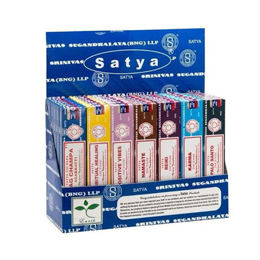 Satya Incense 15gm Display  - $0.99 EA / CTN QTY: 12