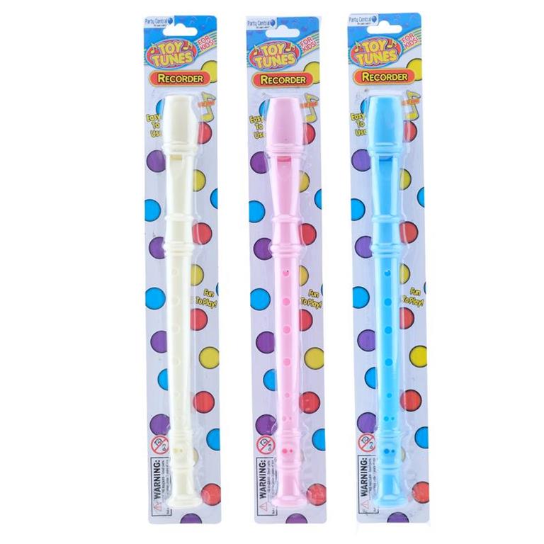 Musical Recorder 8 Hole  3 Asstd Col - $1.20 EA / CTN QTY: 12