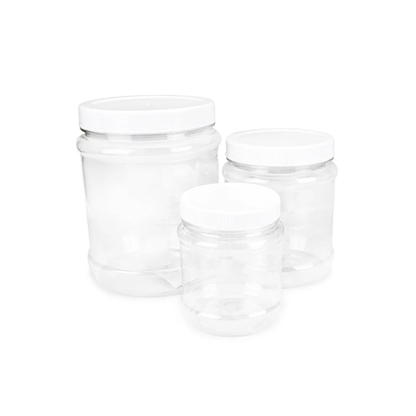 Plastic Jar Set 3PCS - $1.99 EA / CTN QTY: 12