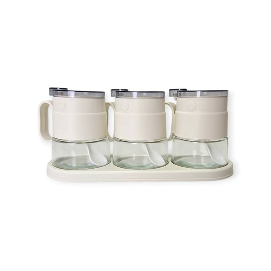 Spice Jar With Tray Set 3PCS - $6.99 EA / CTN QTY: 10