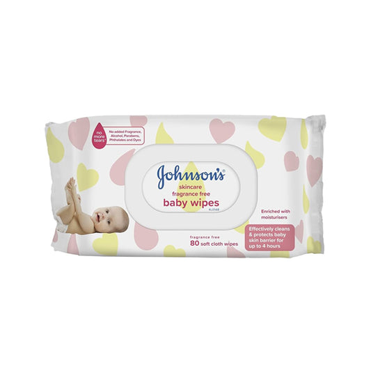 Johnsons Baby Wipes 80PK  - $2.50 EA  / CTN QTY: 6