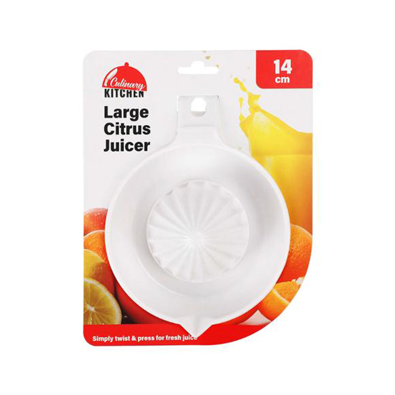 Juicer Plastic White - $1.50 EA / CTN QTY: 6