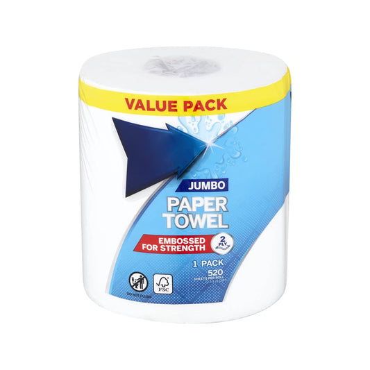 Kitchen Paper Towel Jumbo Roll 300 Sheet - $2.99 EA / CTN QTY: 12
