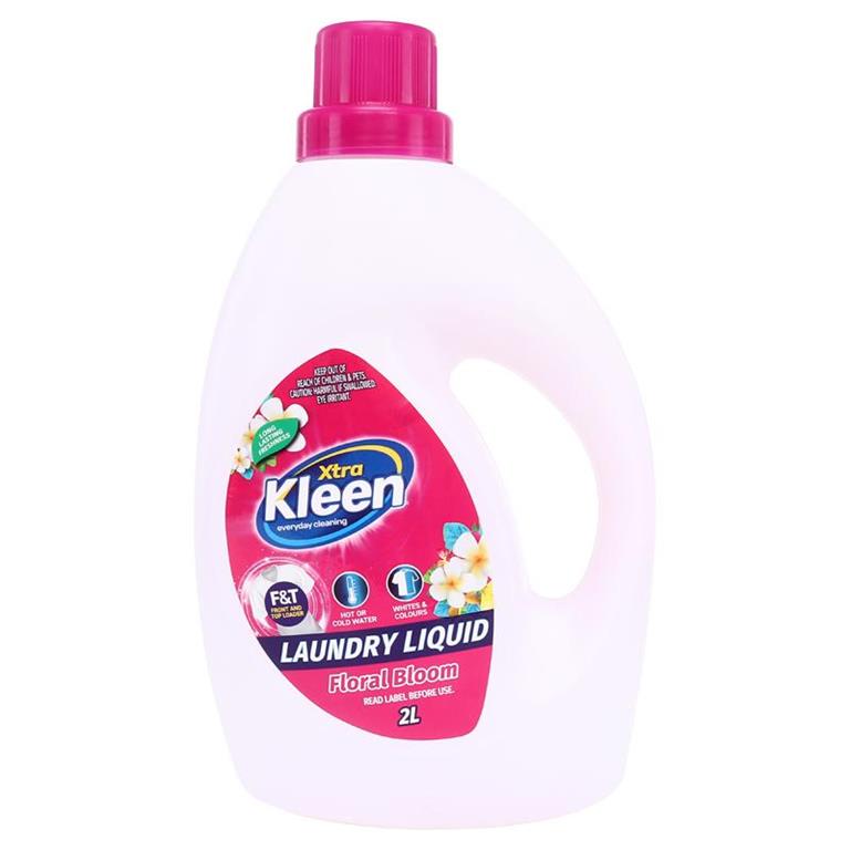 LAUNDRY LIQUID 2L - FLORAL BLOOM - $4.99 CTN 6