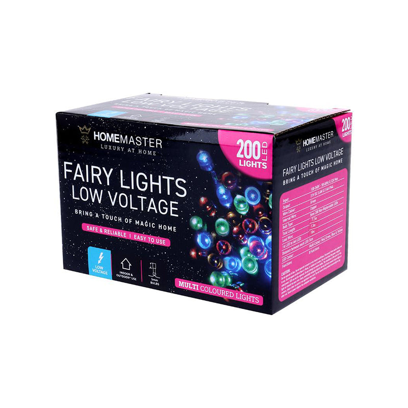 Fairy Light LED Low Voltage 8 FUNC 200PK - $5.70 EA / CTN QTY: 12 - CODE 087