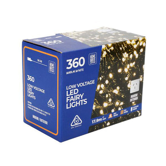 Warm Light LED 8 FUNC 360PCS - $12.99 EA / CTN QTY: 12 - CODE 366