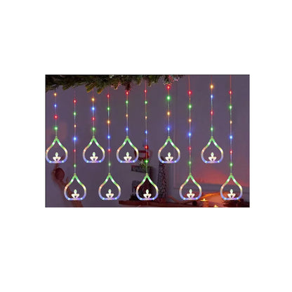 LED Diya Curtain String Lights 10  Drops - $10.99 EA / CTN QTY: 12