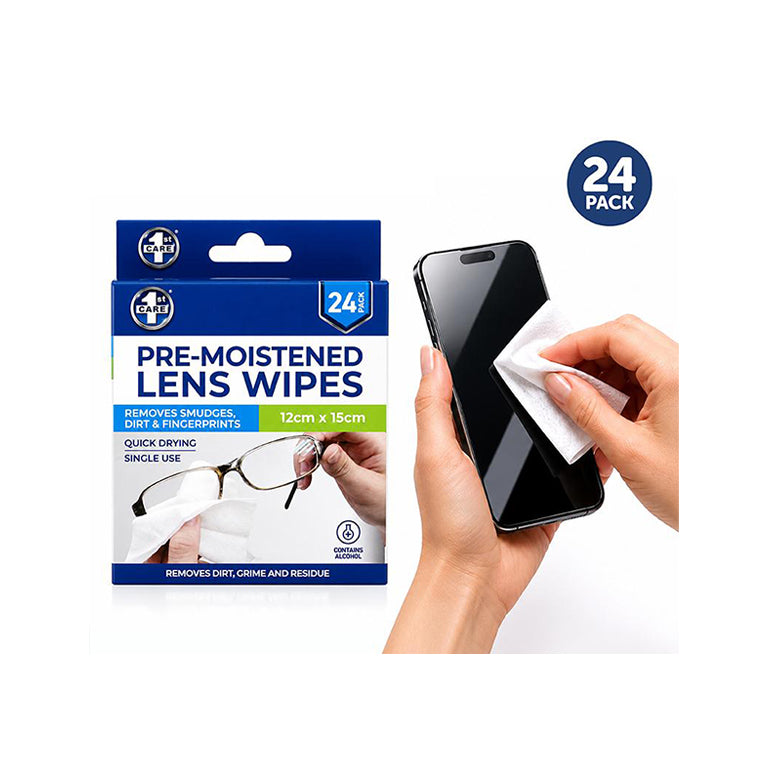 Lens Cleaning Wipes 24pk - $1.65 EA / CTN QTY: 12