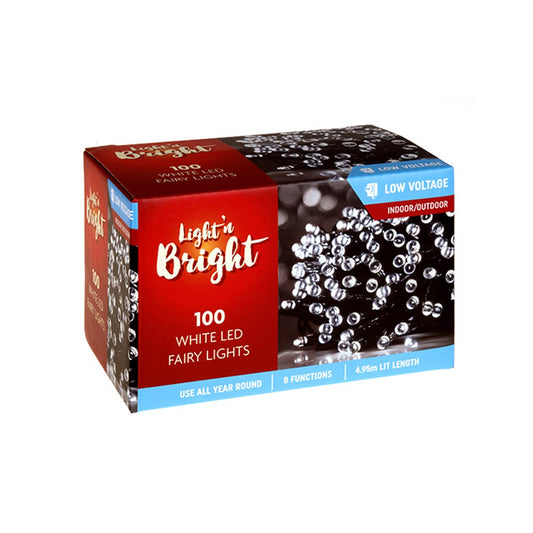 Fairy Lights White 100Pk - $6.99 EA / CTN QTY: 12