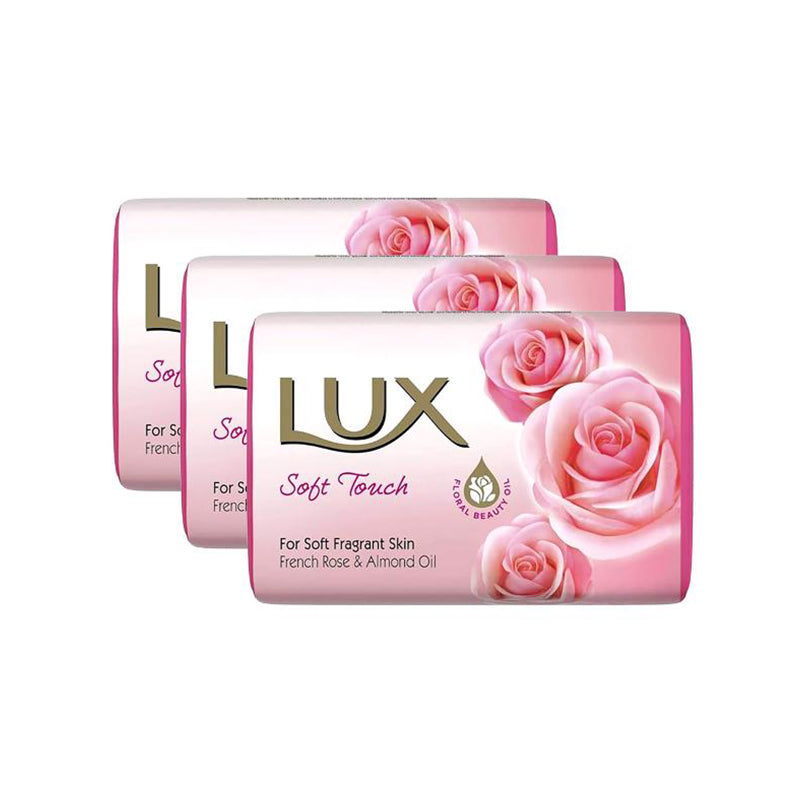 Lux Soap Soft Touch Pink 100g x 3PK - $2.50 EA / CTN QTY: 12