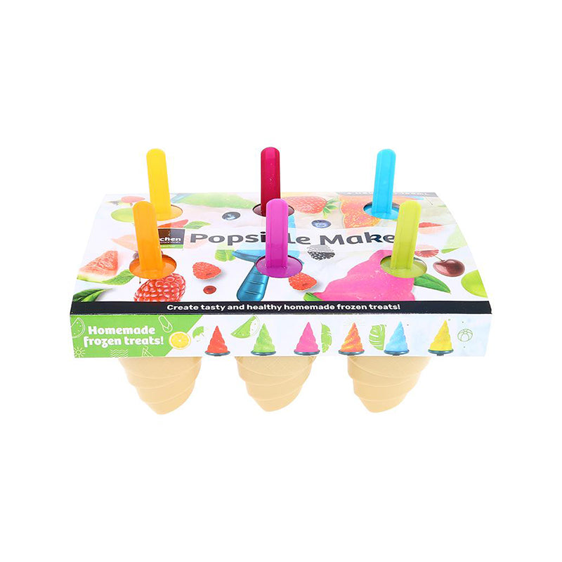 Ice Block Popsicle Maker Mould 6PK - $2.50 EA / CTN QTY:12