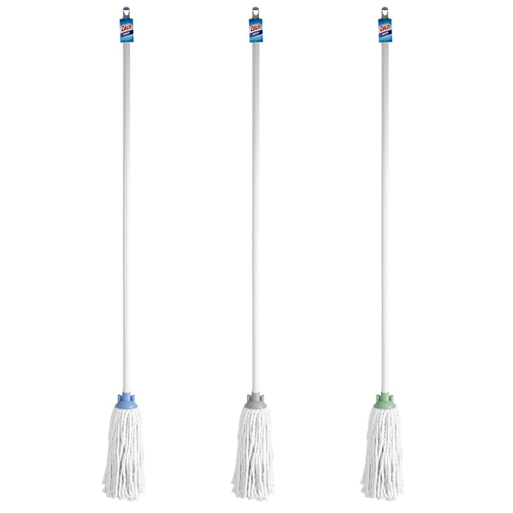 Mop w/ Handle 3 ASSDT COL - $3.99 EA / CTN QTY: 12