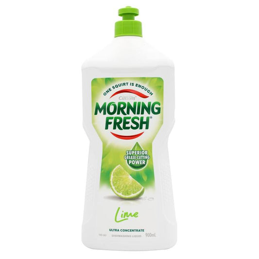 MORNING FRESH 900mL DISHWASHING LIQUID LIME FRESH - $5.40 CTN 8