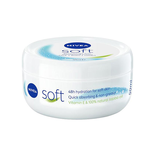 Nivea Soft Cream Jar 50ml - $2.99 EA / CTN QTY: 12