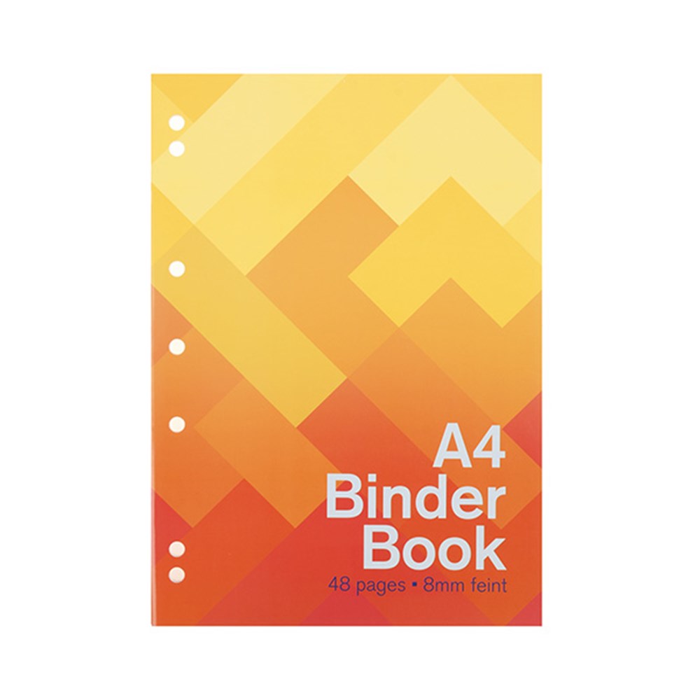 Book Binder Ruled 48 pages A4 - $1.20 EA / CTN QTY: 12