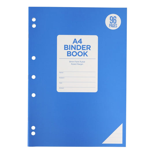 Binder book A4 96 pages - $0.99 EA/ CTN QTY: 12