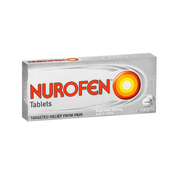 Nurofen 8 Pack 200mg - $2.50 EA / CTN QTY: 12