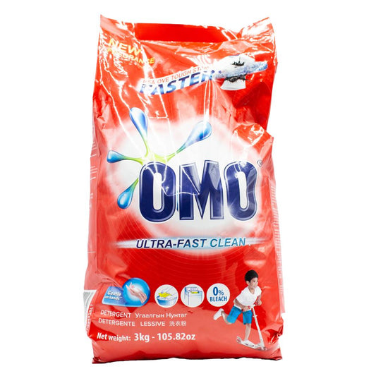 Omo Detergent Ultra Fast Clean 3kg - $8.99 EA / CTN QTY: 4