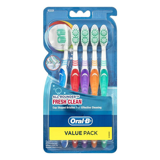 Oral B Fusion Toothbrush 5PK - $2.50 EA / CTN QTY: 12